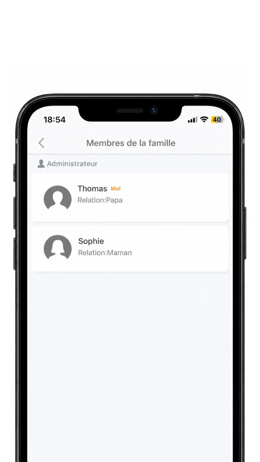 Il appelle ceux que vous avez enregistrés